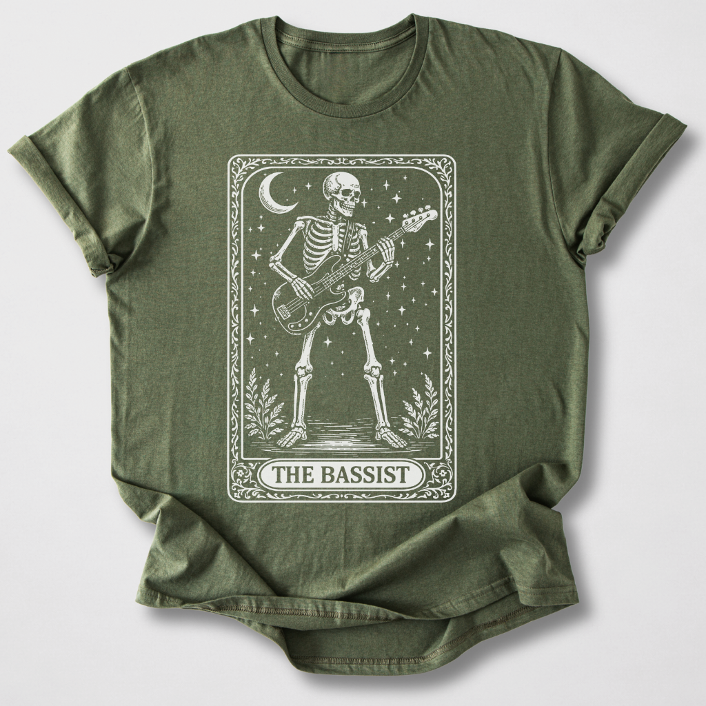 The Bassist Tarot Card T-Shirt