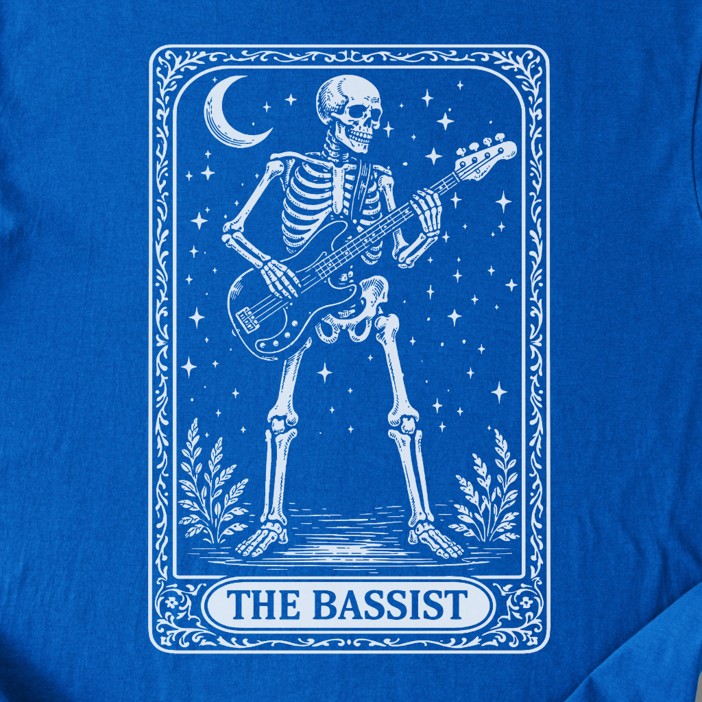 The Bassist Tarot Card T-Shirt