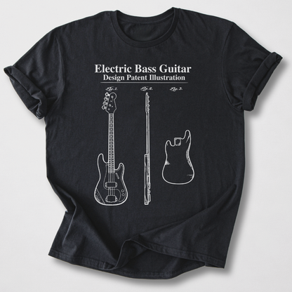 Bass Guitar Patent T-Shirt