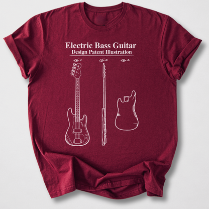 Bass Guitar Patent T-Shirt