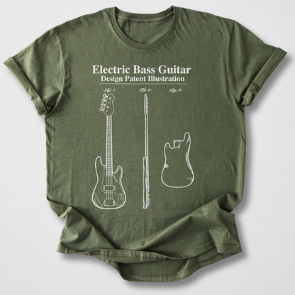 Bass Guitar Patent T-Shirt