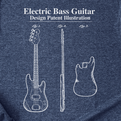 Bass Guitar Patent T-Shirt