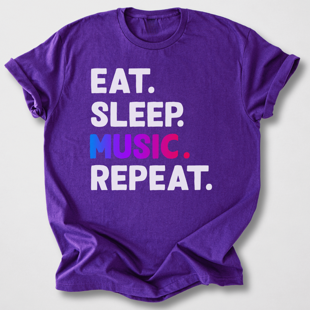 Eat Sleep Music Repeat T-Shirt