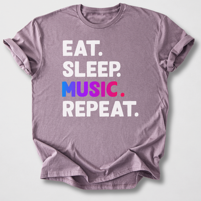 Eat Sleep Music Repeat T-Shirt