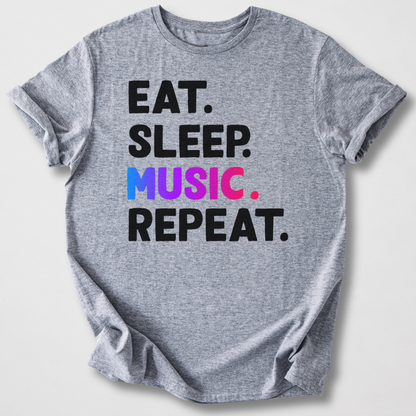 Eat Sleep Music Repeat T-Shirt