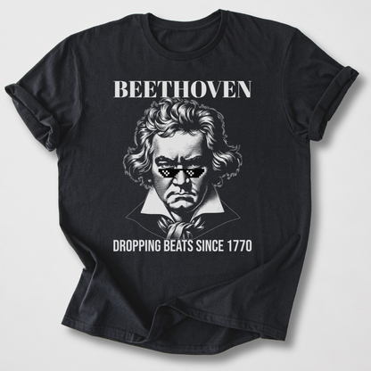 Beethoven Dropping Beats T-Shirt