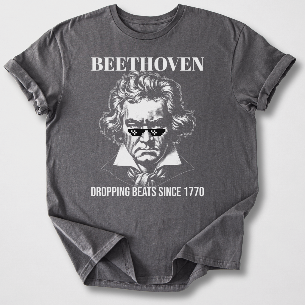 Beethoven Dropping Beats T-Shirt