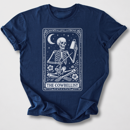 The Cowbellist Tarot Card T-Shirt