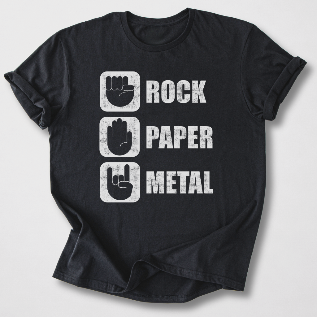 Rock Paper Metal T-Shirt
