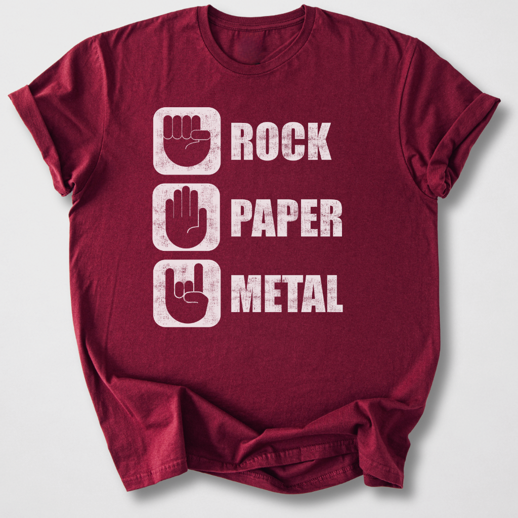 Rock Paper Metal T-Shirt