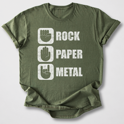 Rock Paper Metal T-Shirt
