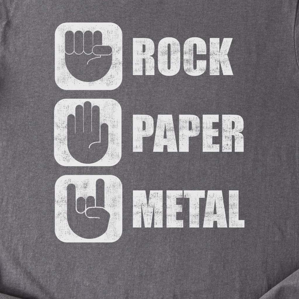 Rock Paper Metal T-Shirt