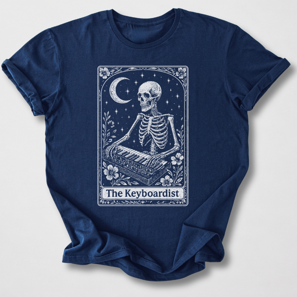 The Keyboardist Tarot Card T-Shirt