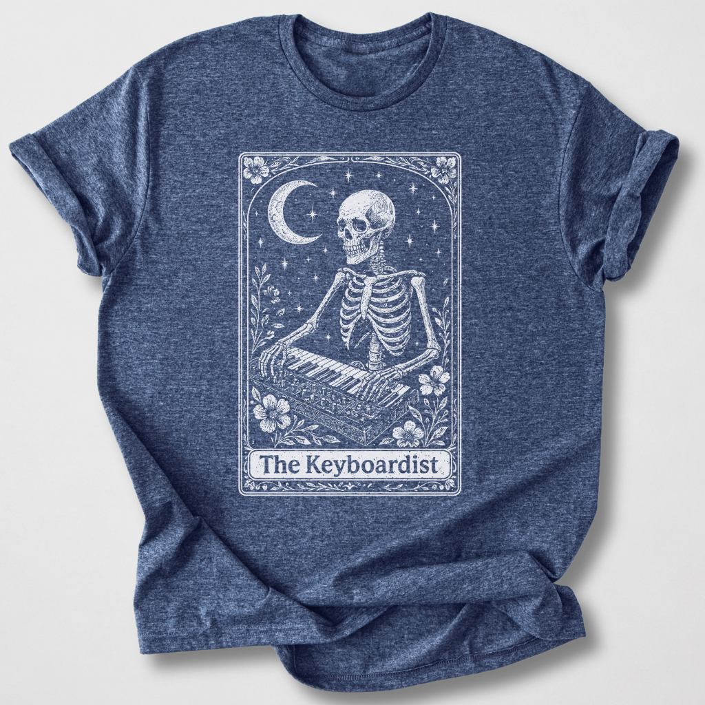 The Keyboardist Tarot Card T-Shirt