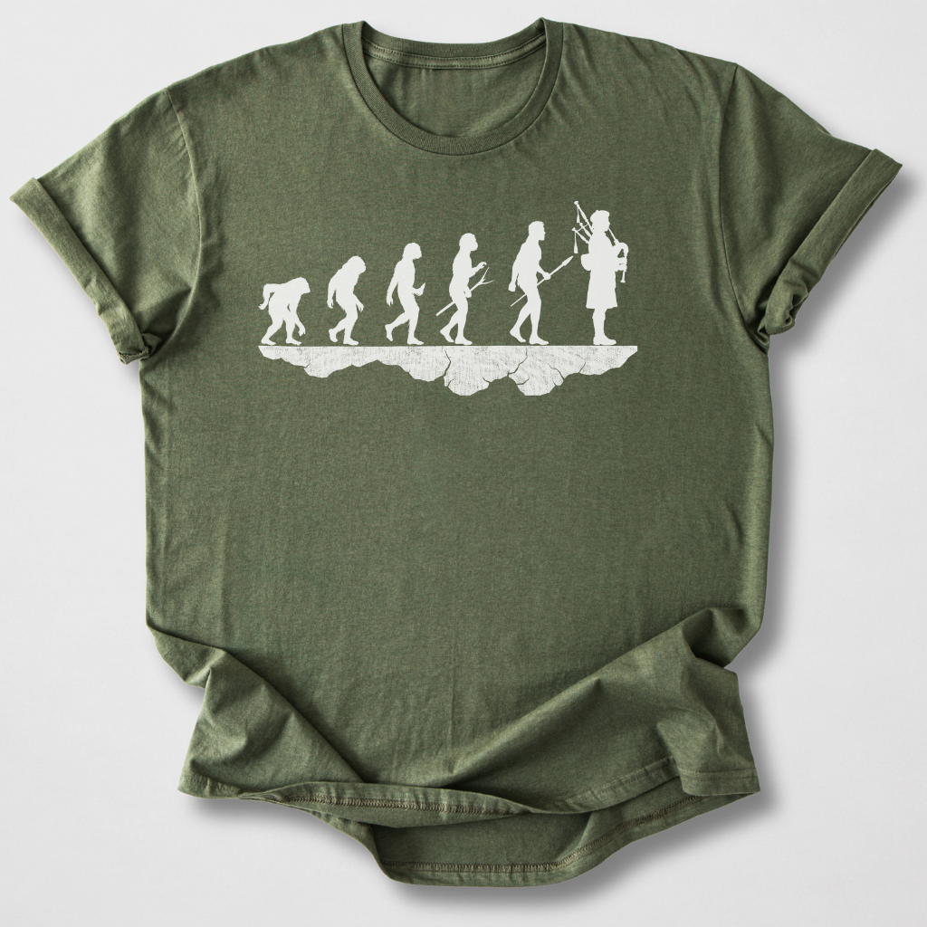 Bagpiper Evolution T-Shirt