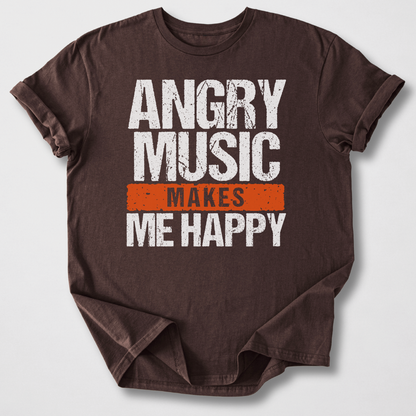 Angry Music Makes Me Happy T-Shirt