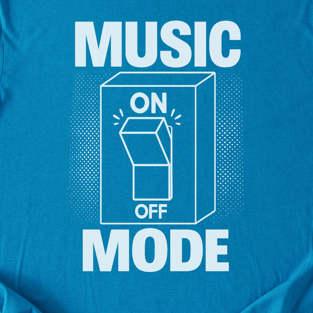 Music Mode On T-Shirt