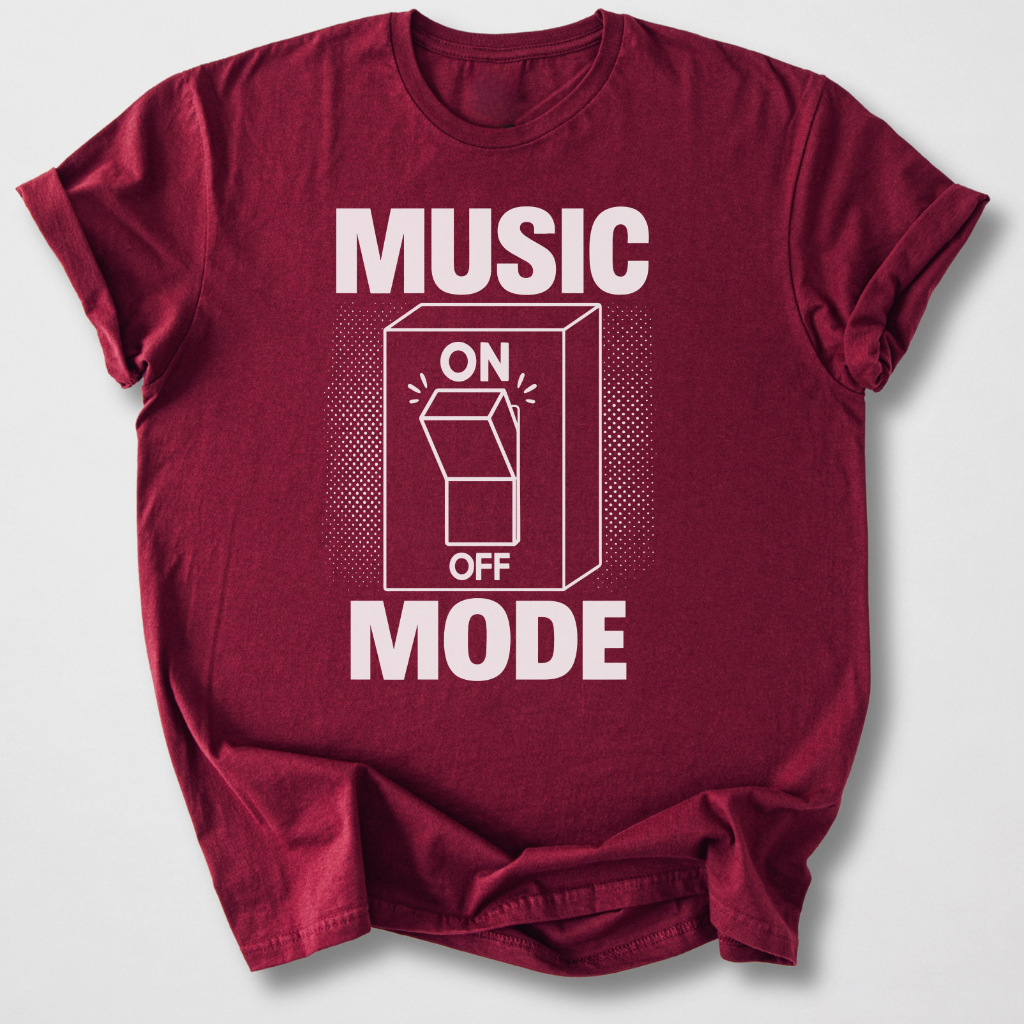 Music Mode On T-Shirt