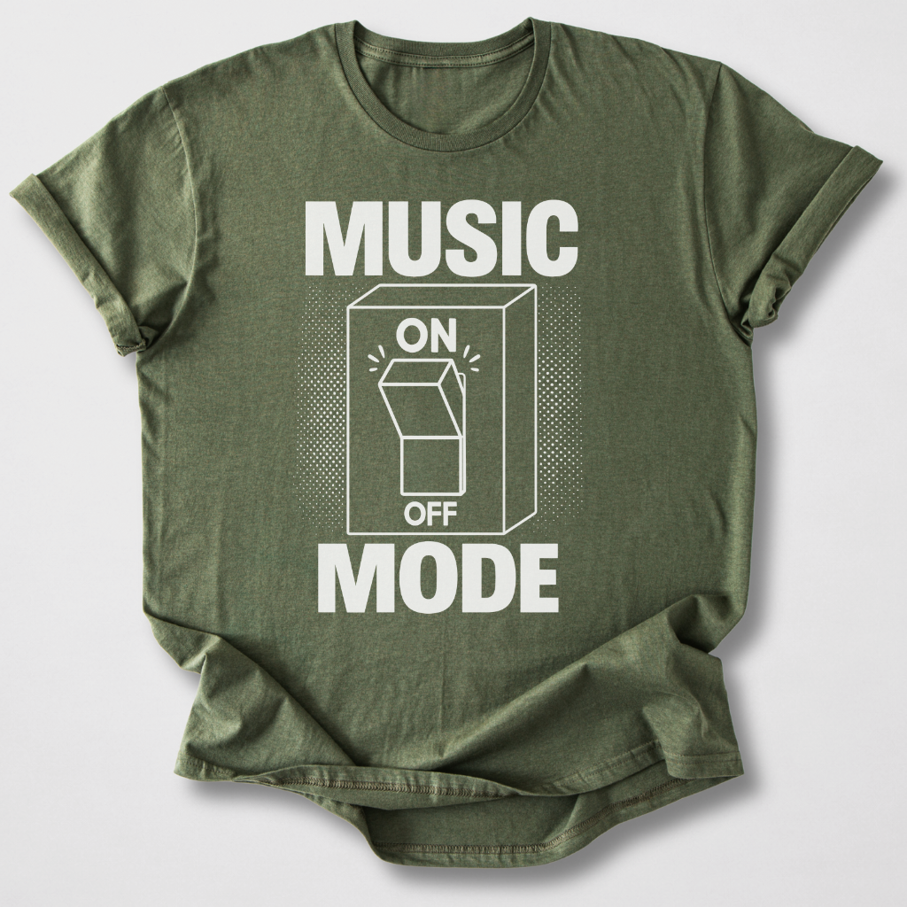 Music Mode On T-Shirt