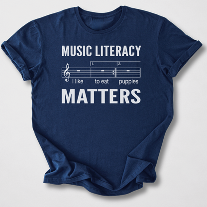 Music Literacy Matters T-Shirt