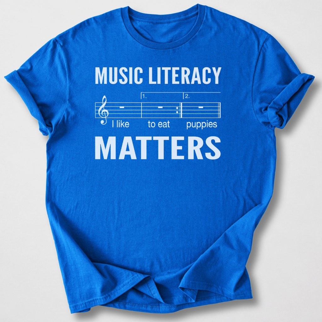 Music Literacy Matters T-Shirt