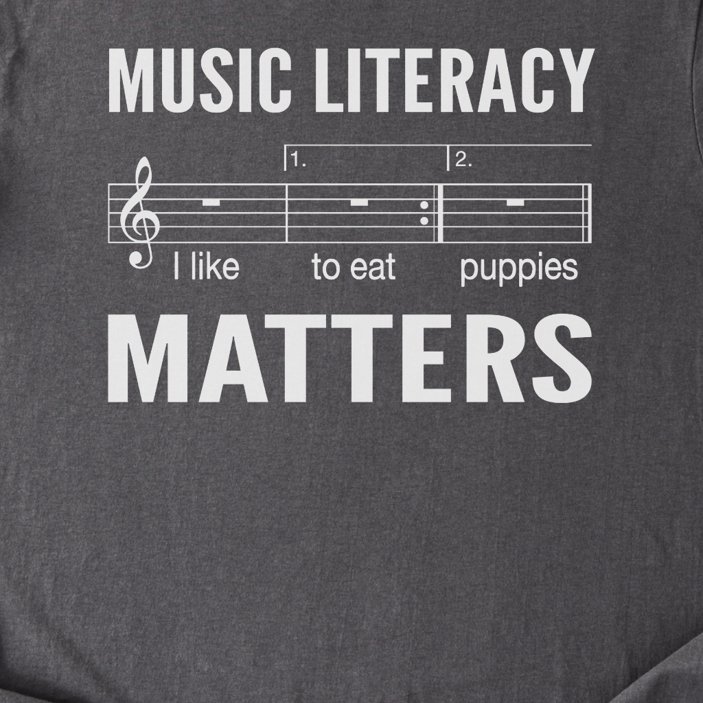 Music Literacy Matters T-Shirt
