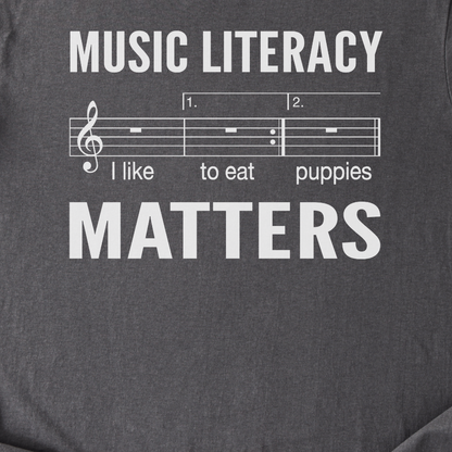 Music Literacy Matters T-Shirt