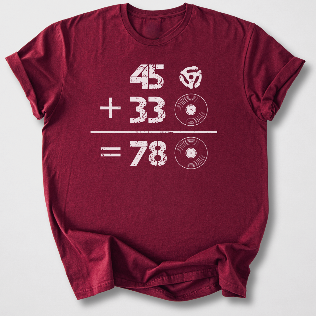 Spin Math Vinyl T-Shirt