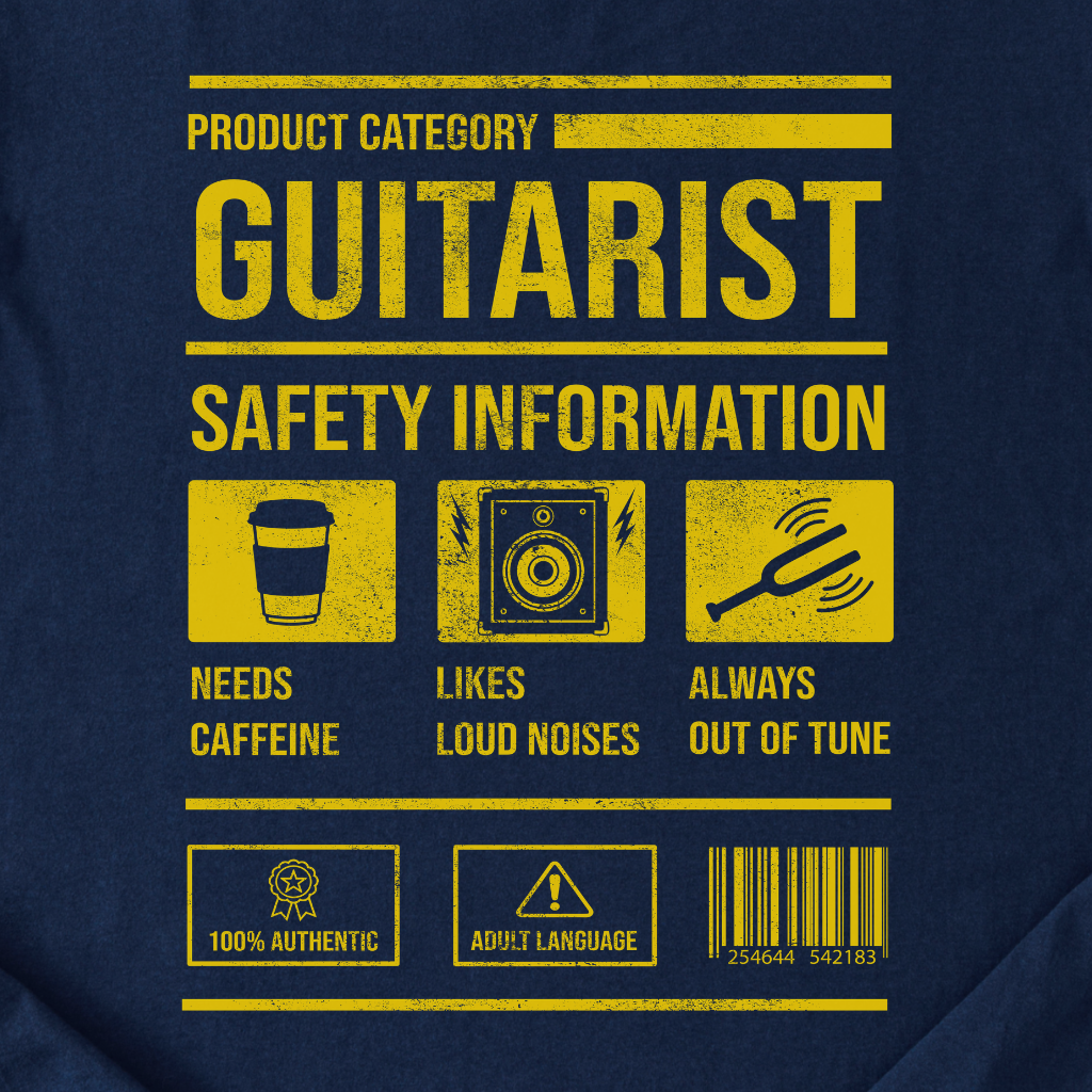 Guitarist Safety T-Shirt