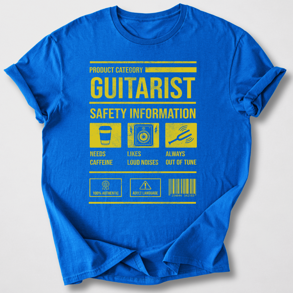 Guitarist Safety T-Shirt