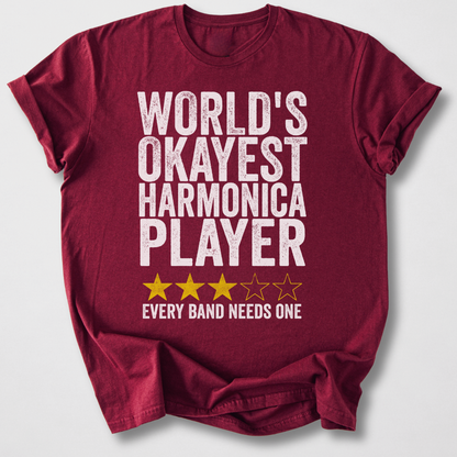 Okayest Harmonica Player T-Shirt