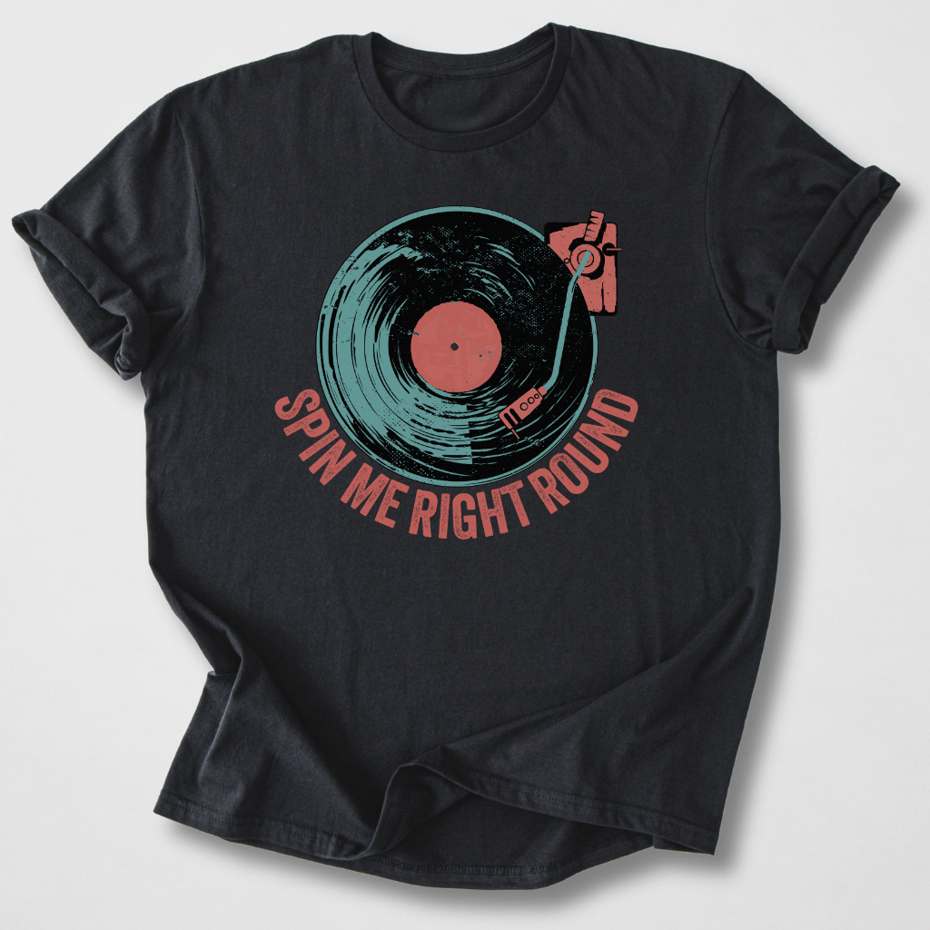 Spin Me Right Round Vinyl T-Shirt