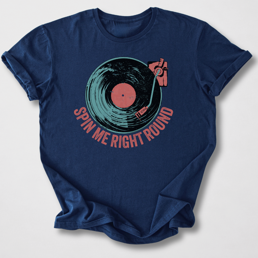 Spin Me Right Round Vinyl T-Shirt