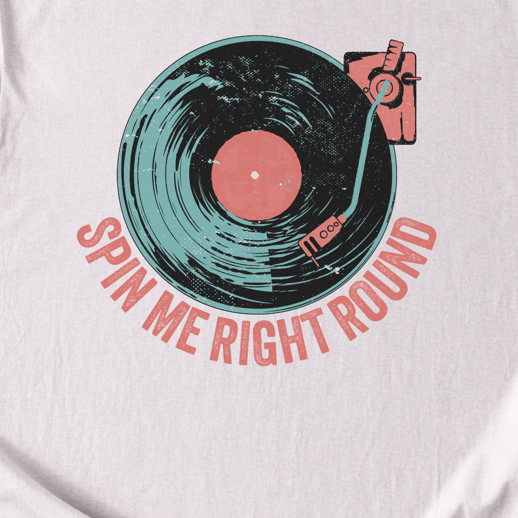 Spin Me Right Round Vinyl T-Shirt