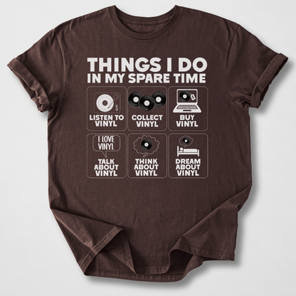 Things I Do Vinyl T-Shirt