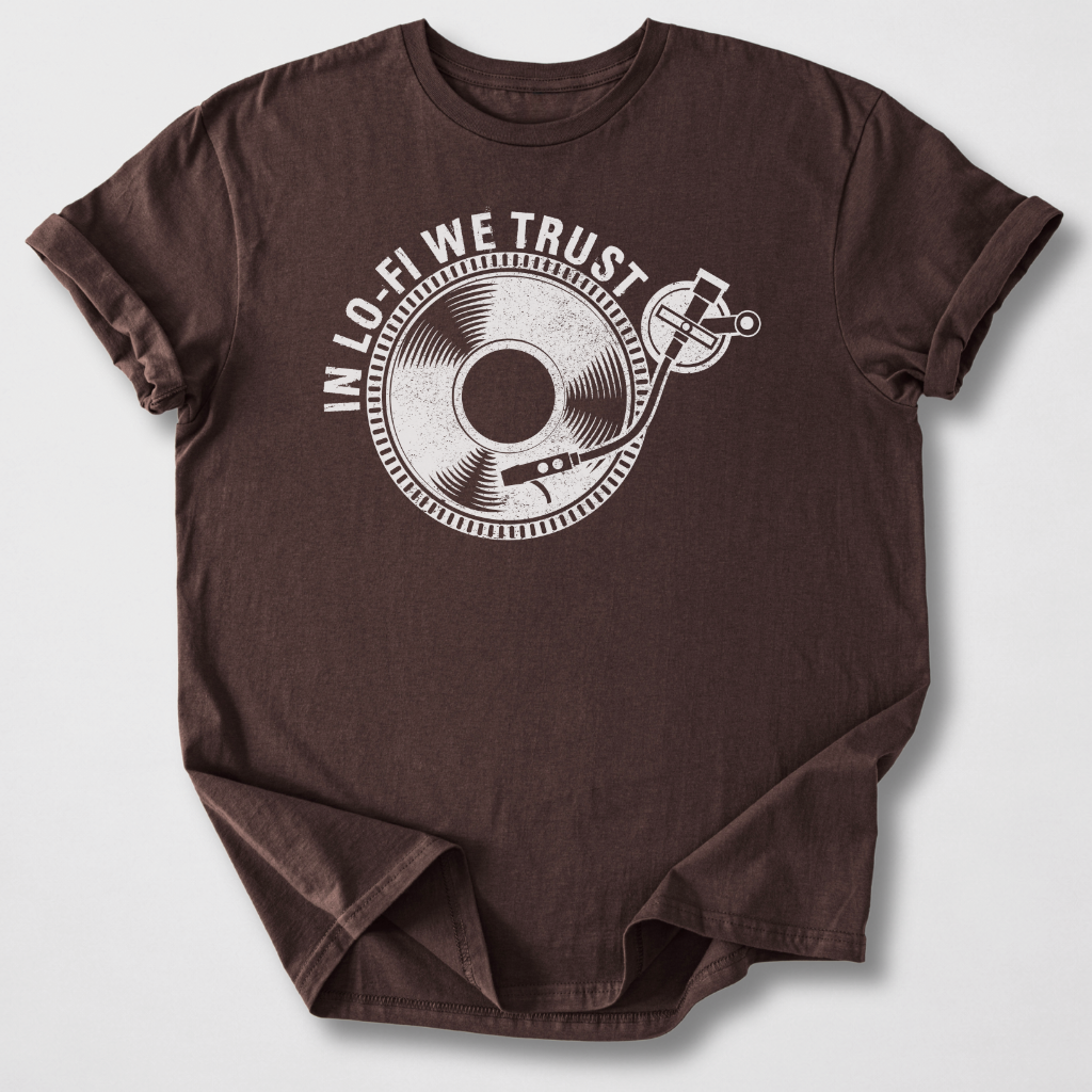 In Lo-Fi We Trust Vinyl T-Shirt