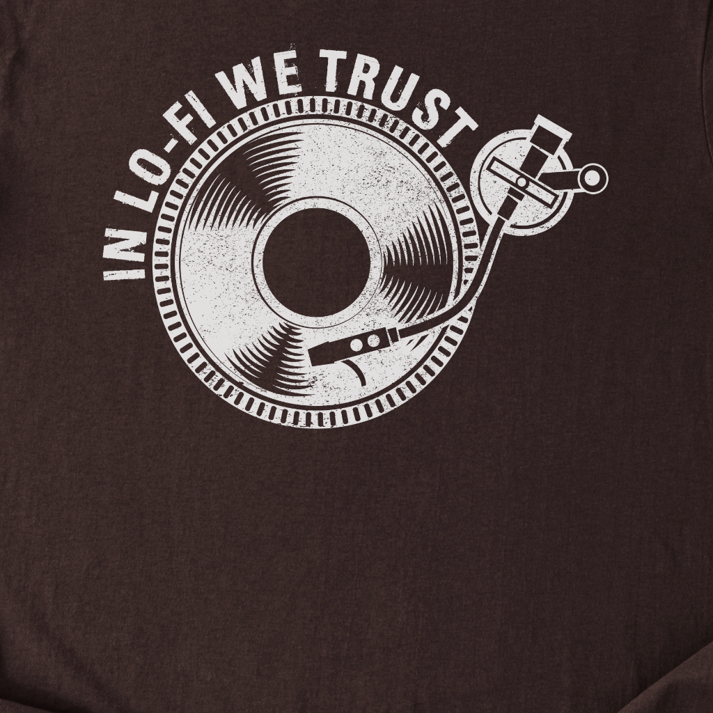 In Lo-Fi We Trust Vinyl T-Shirt
