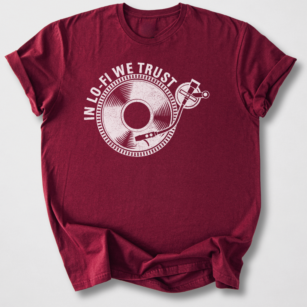 In Lo-Fi We Trust Vinyl T-Shirt