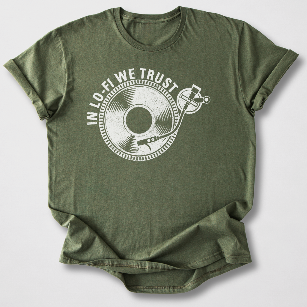 In Lo-Fi We Trust Vinyl T-Shirt