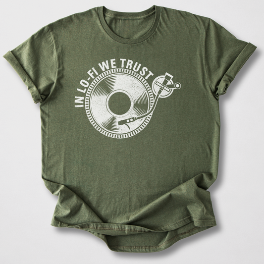 In Lo-Fi We Trust Vinyl T-Shirt