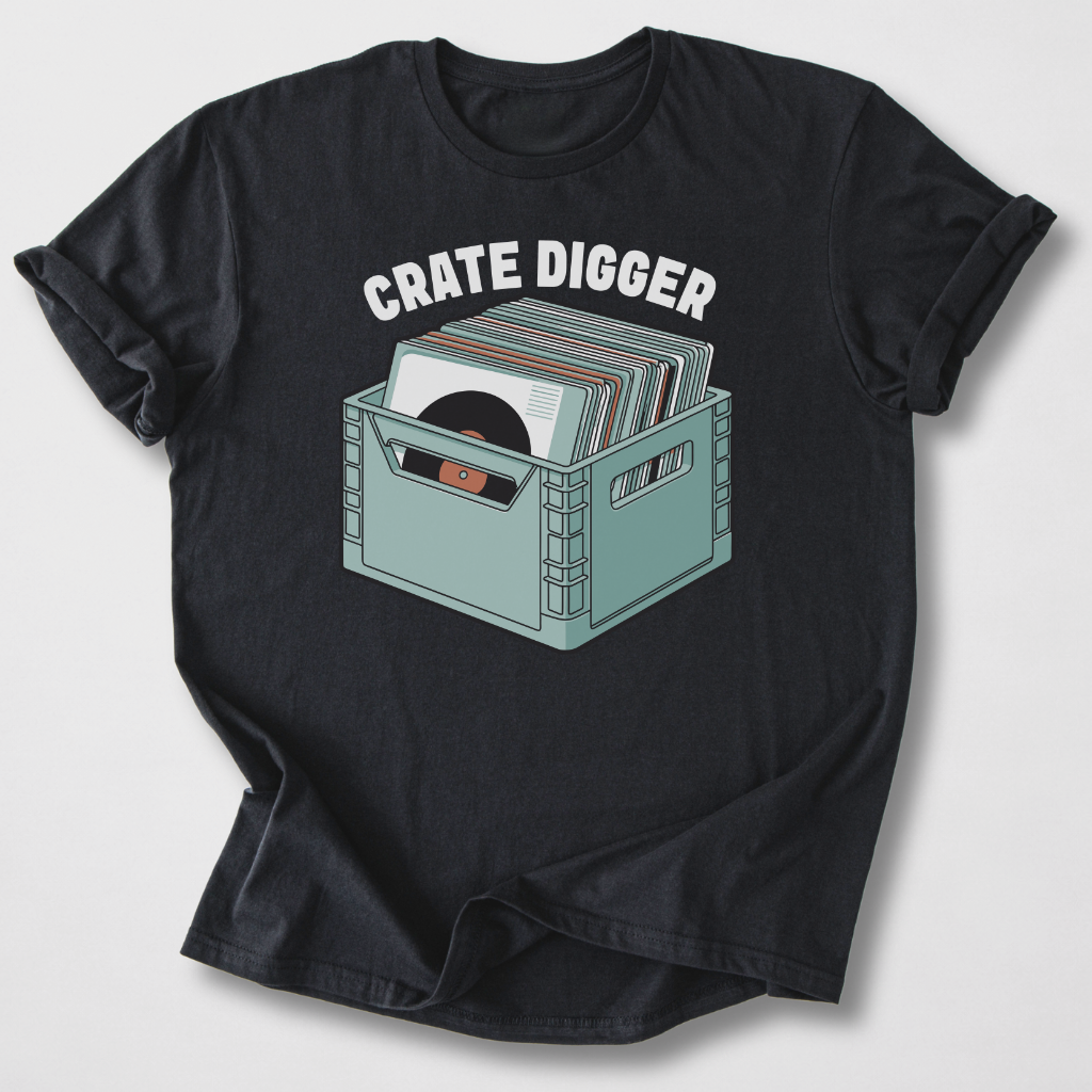 Crate Digger Vinyl T-Shirt