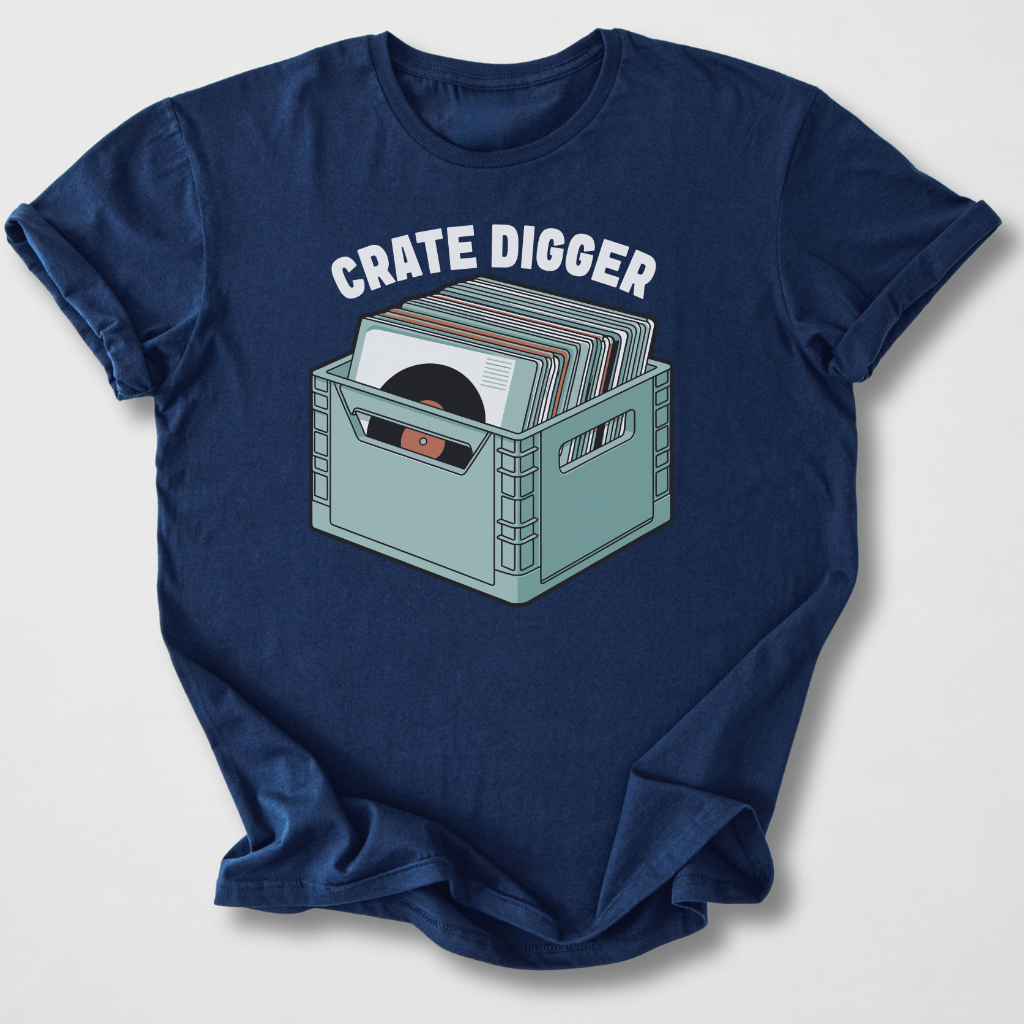 Crate Digger Vinyl T-Shirt