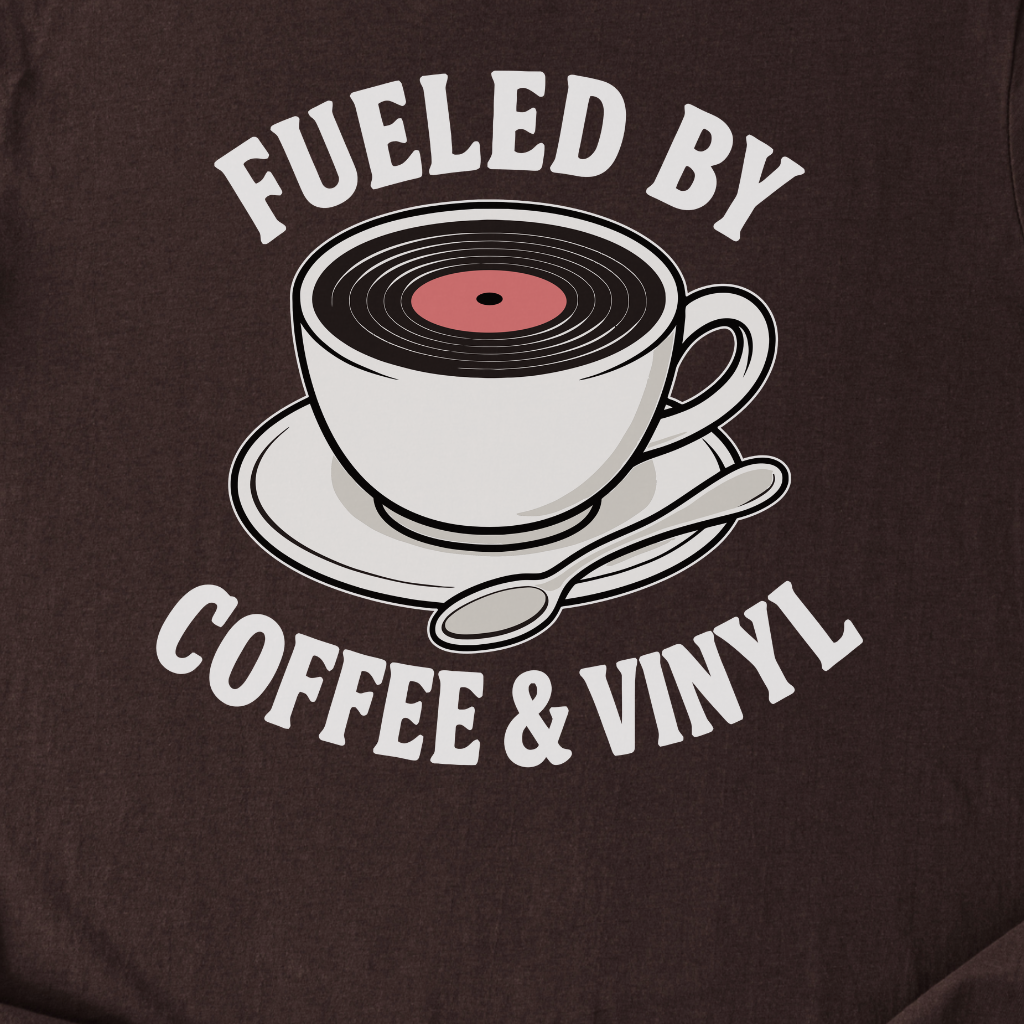 Fueled By Coffee And Vinyl T-Shirt