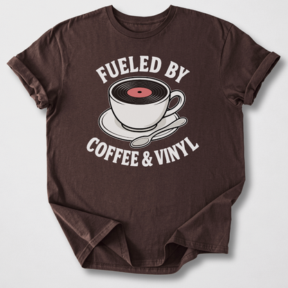 Fueled By Coffee And Vinyl T-Shirt