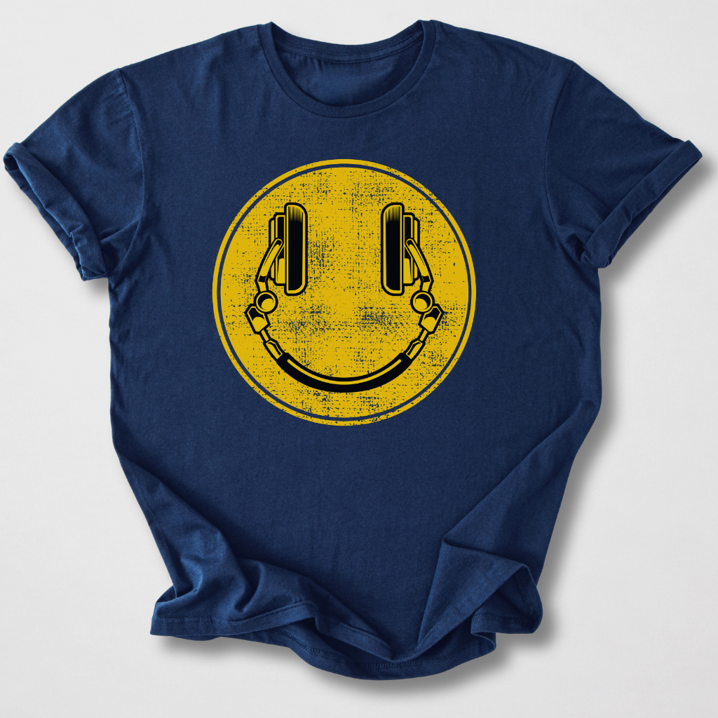 Music Mood Smiley T-Shirt