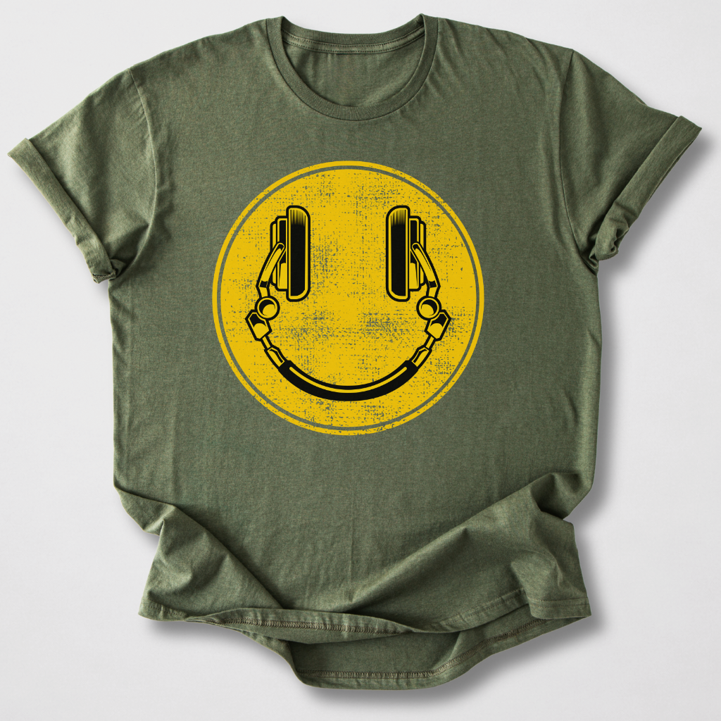 Music Mood Smiley T-Shirt