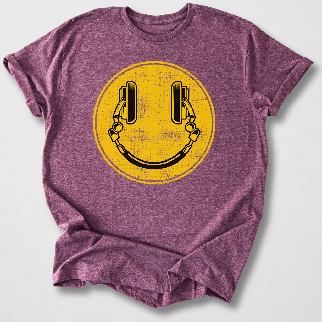 Music Mood Smiley T-Shirt