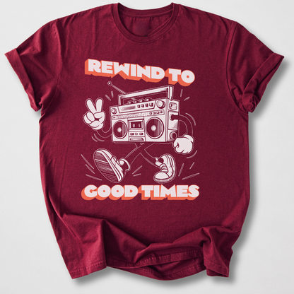 Rewind To Good Times Retro T-Shirt
