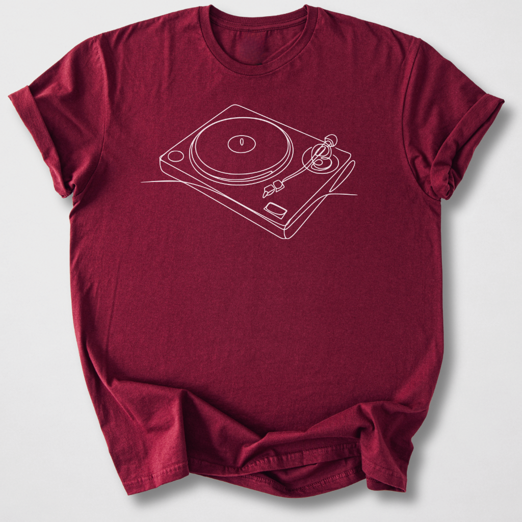 Linear Spins Vinyl T-Shirt