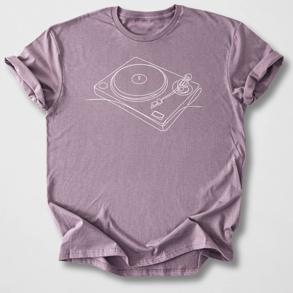 Linear Spins Vinyl T-Shirt